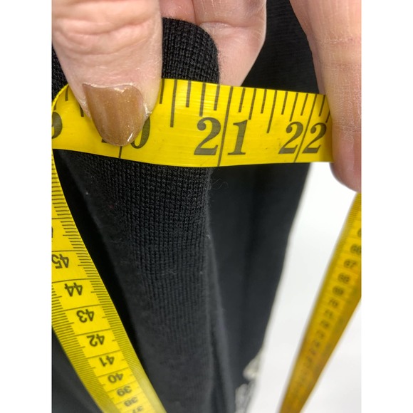 Womens Outlander Black Embroidered Long Sleeve Blouse Back Zip Size M - Picture 5 of 6